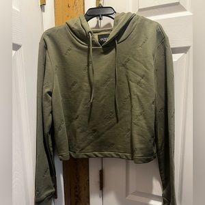Women Guess cropped hoodie